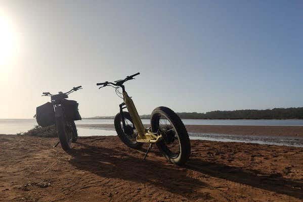Kickbike durant l'activité