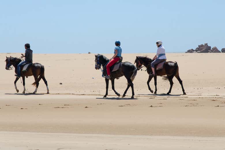 Sur la plage d'Agadir