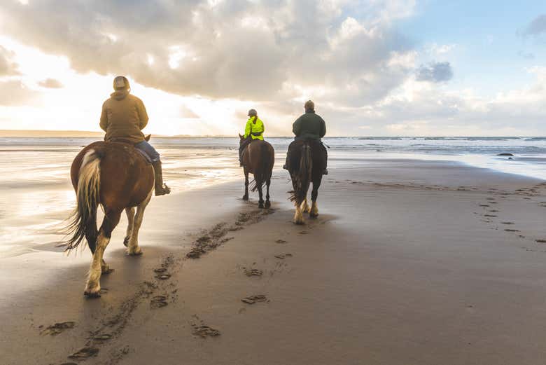 Giro a cavallo ad Agadir