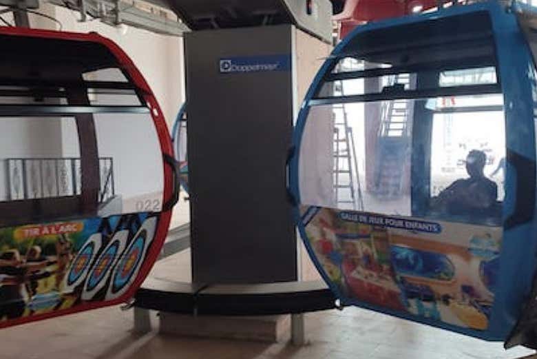 Cabines du téléphérique