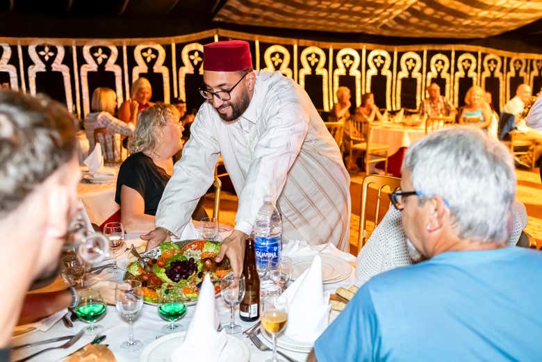 Indulge in a traditional dinner
