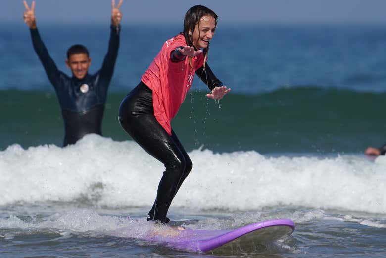 ¡Conseguiréis surfear!