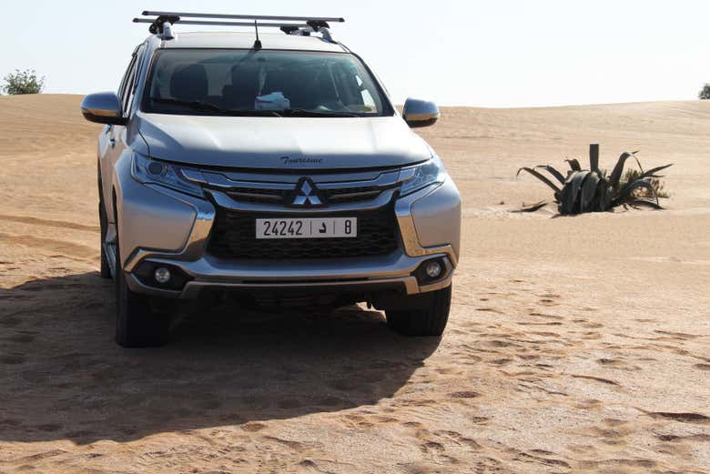 Una de las paradas durante la excursión