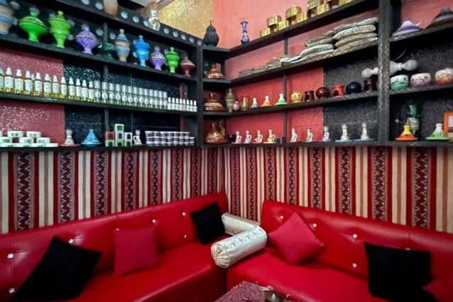 Inside the spa in Agadir