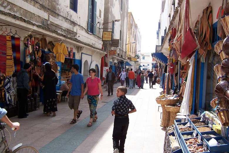 The souk market of Essaouira