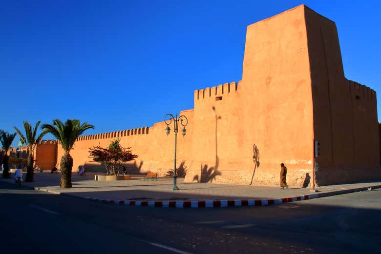 Le mura di Tiznit, in Marocco