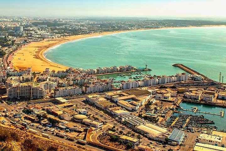 Vistas panorámicas de Agadir
