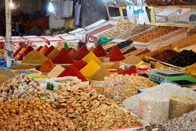 Des stands spéciaux du souk