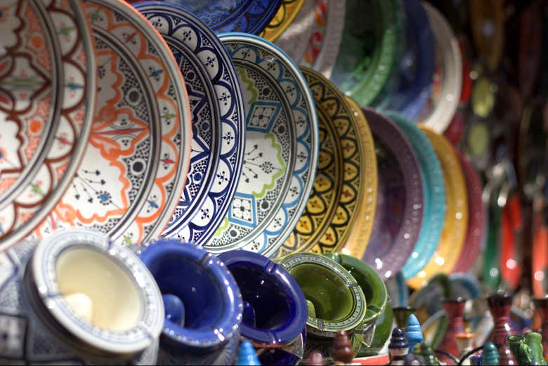Artesanía típica marroquí