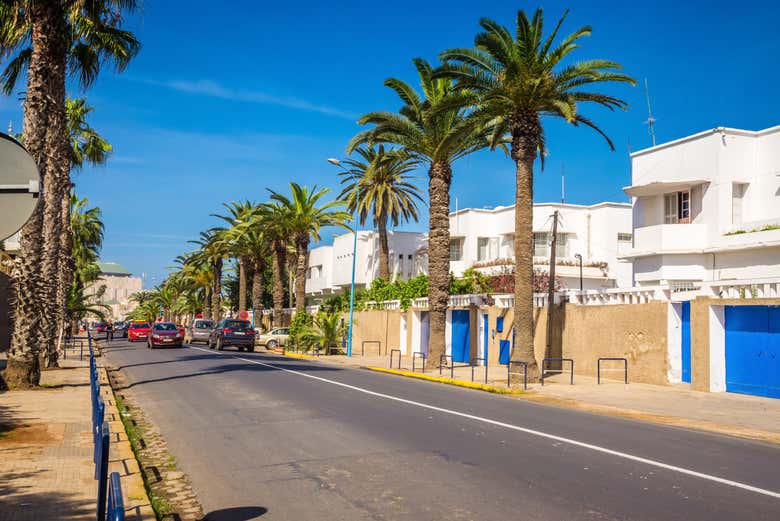 Recorriendo las calles de Casablanca