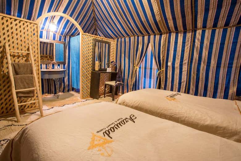 L'accampamento in tenda superior di Merzouga