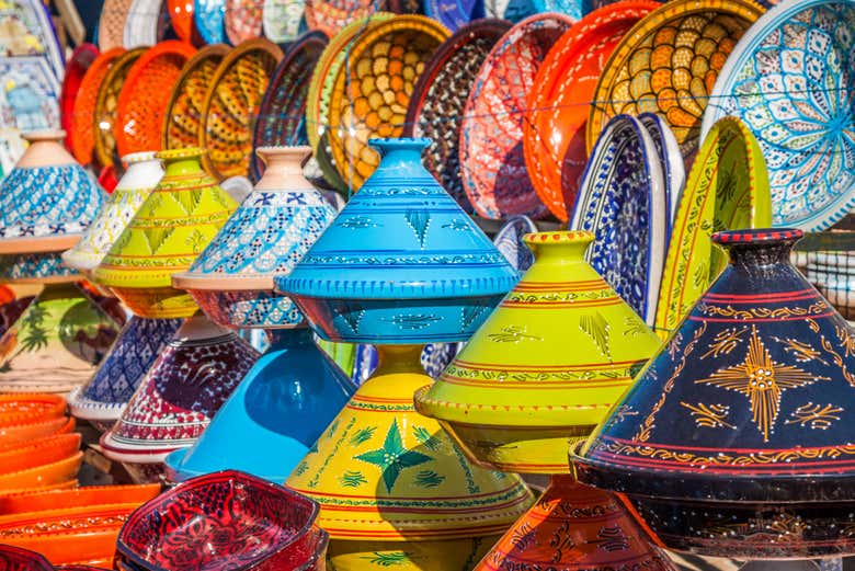 Productos del zoco de Marrakech