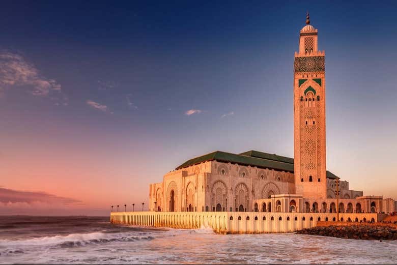 Mezquita al atardecer
