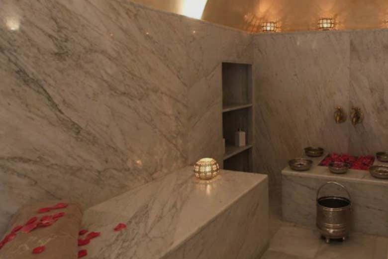 Uma das salas do hammam
