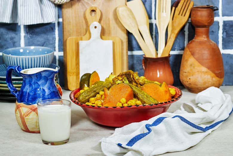 Cuscús de carne y verduras