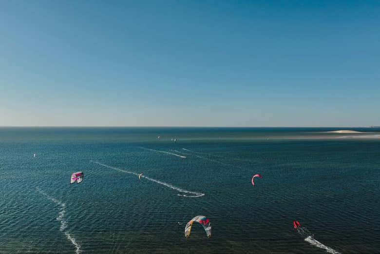 Vue panoramique sur la mer à Dakhla