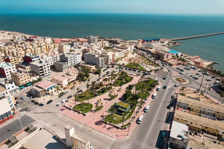 Vue panoramique sur Dakhla