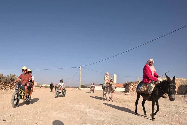 Tour Essaouira on a vintage electric motorbike