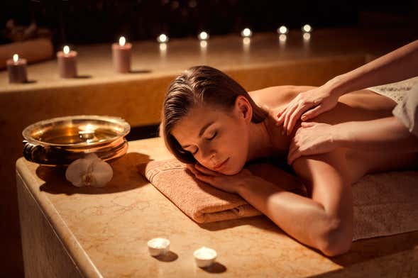 Bagno e massaggio nell'hammam Royal Medina Spa