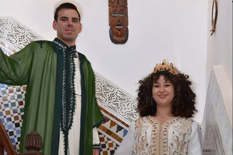 Durante la sesión de fotos