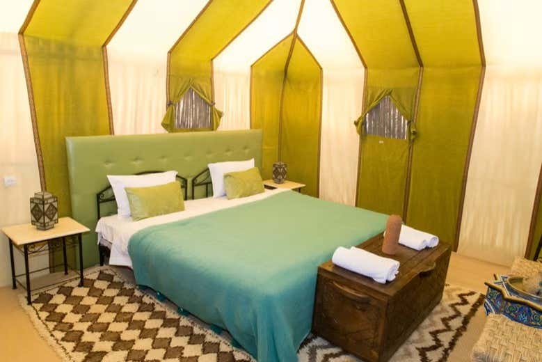 Acampamento na categoria superior