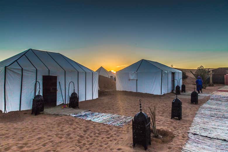 Atardecer en el desierto