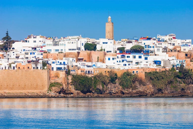 Vista dalla medina di Rabat