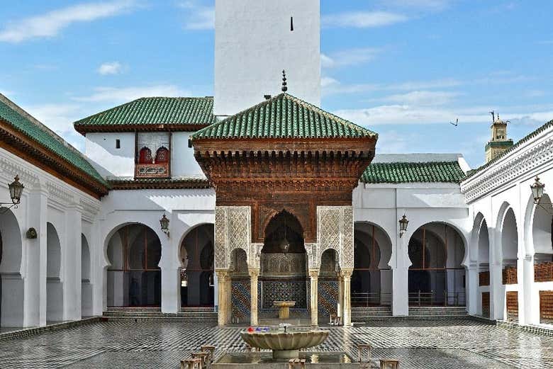 Intérieur d'un patio arabe