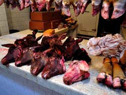 Vendita di carne di agnello