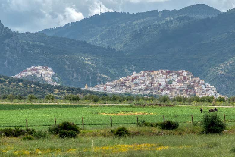 Le village de Moulay Idriss est perché sur une colline
