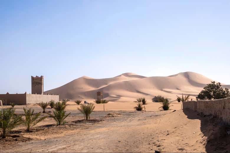 Merzouga, uno de los desiertos más famosos de Marruecos