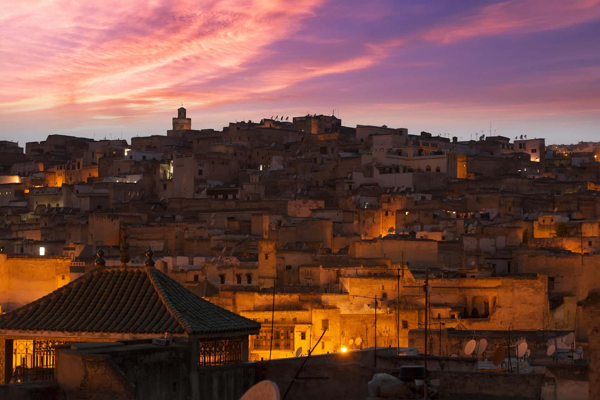 Tour panorámico al atardecer