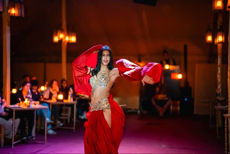 Una de las bailarinas