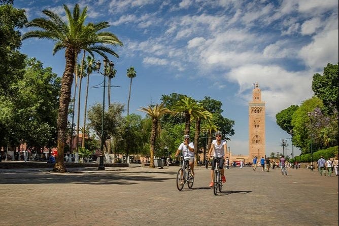 Pedalling through Marrakech