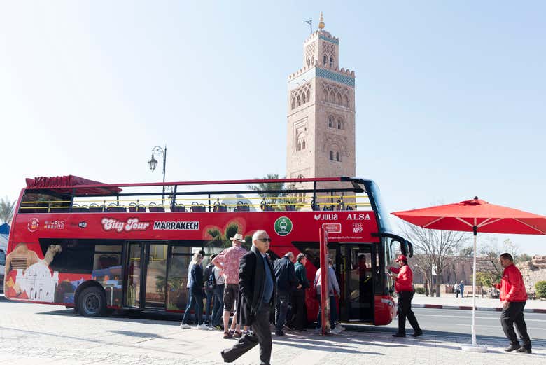 Marrakech sightseeing bus 