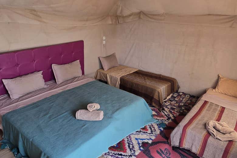 Chambre du campement standard