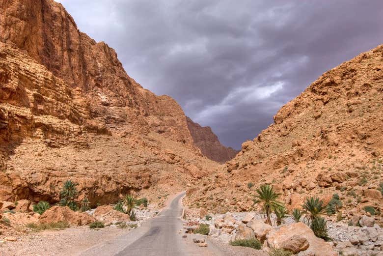 La route de la vallée du Toudra