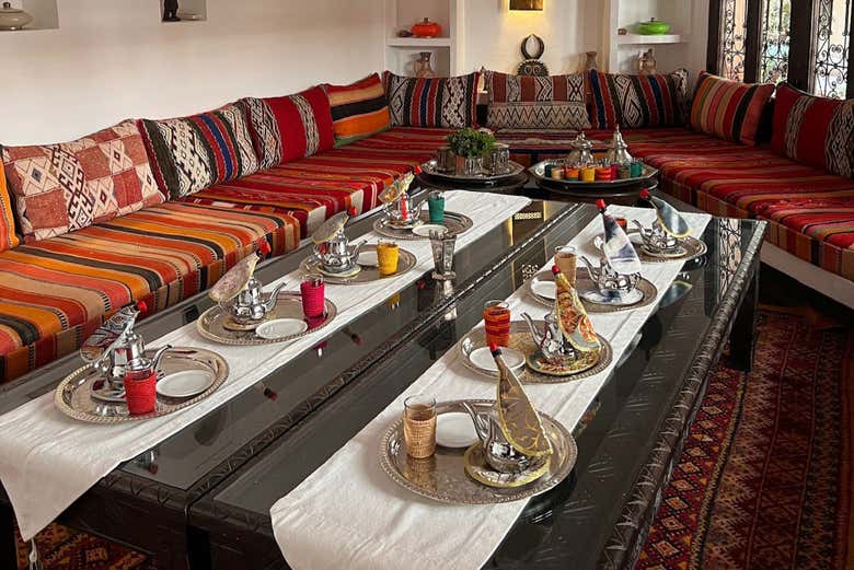 Cerimônia do chá em Marrakech