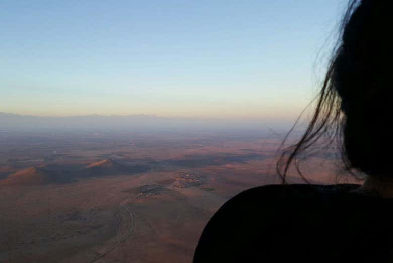 Disfrutando de las vistas