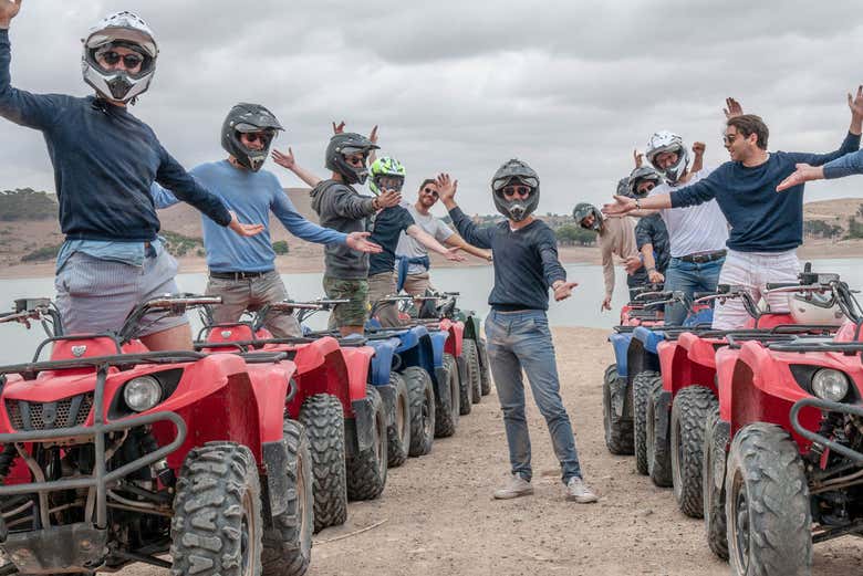 Diversión a bordo de los quads