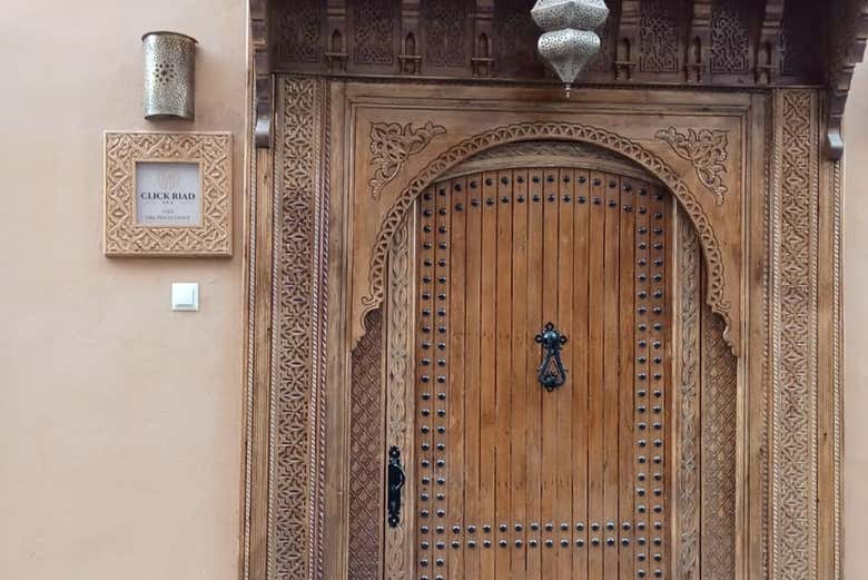 Entrada do Click Riad & Spa