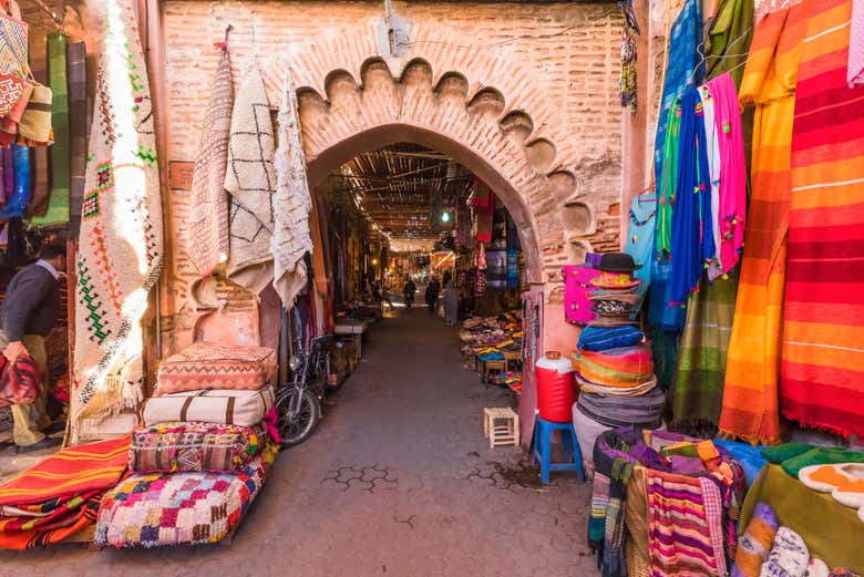 L'arche à l'entrée du souk