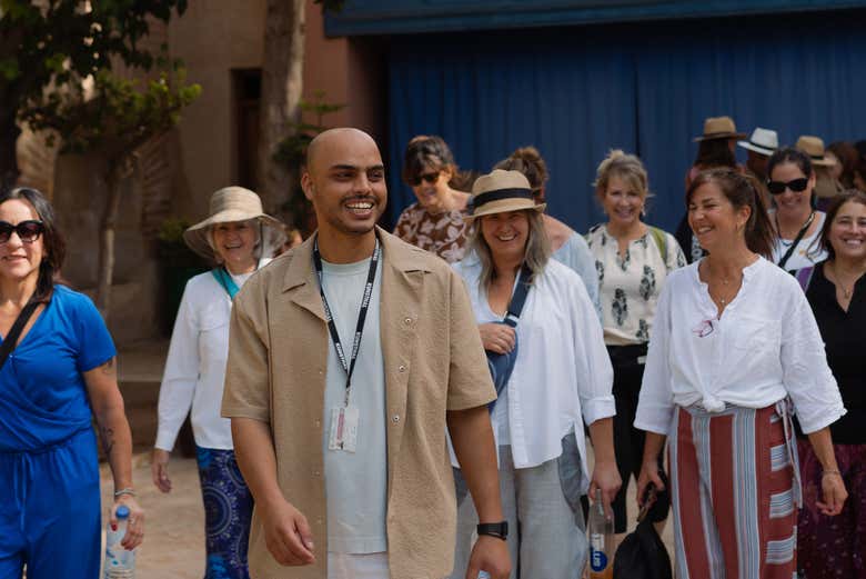 Durante el recorrido por la Medina