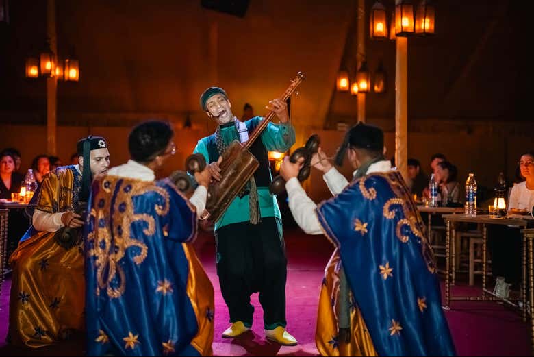 Asistiréis a un show de música tradicional