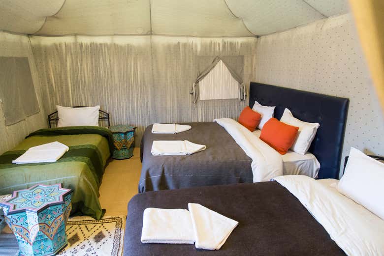 Chambre double dans le campement de catégorie supérieure