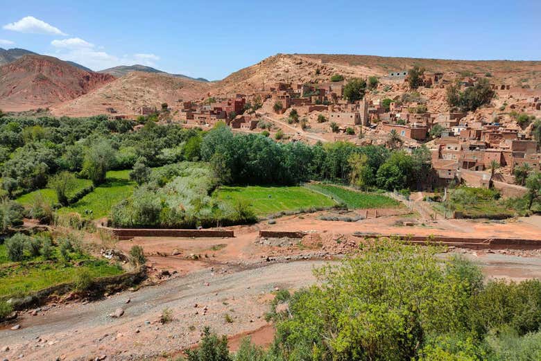 Pueblo bereber que visitaremos durante el recorrido por Imlil