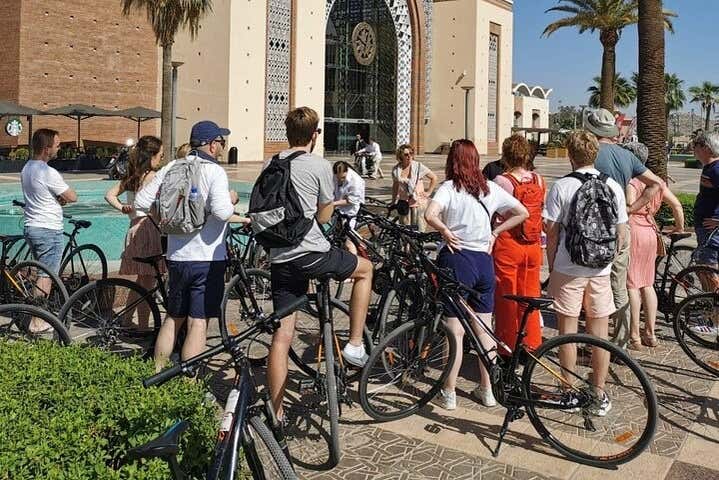 Una de las paradas del tour en bicicleta por Marrakech