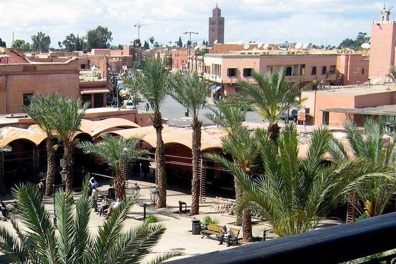 Vue sur Marrakech