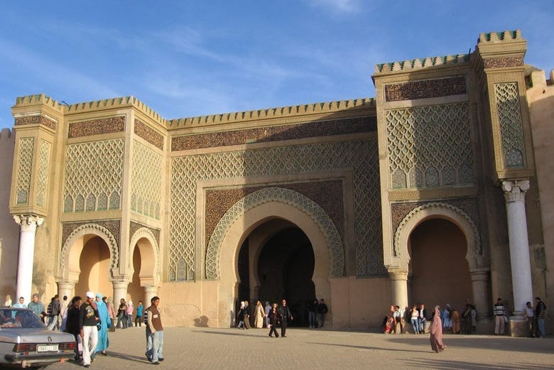 Meknès, la porte Bab Mansour