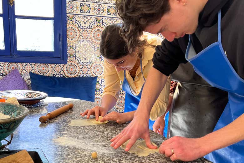 Preparando i dolci marocchini